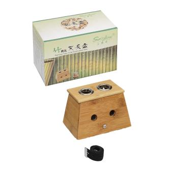Caja de moxa para 2 puros rectangular para 2 puros