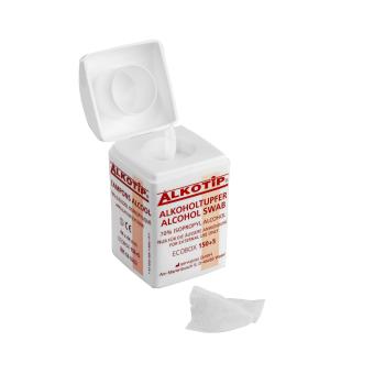 Alkotip alcohol swabs and alcohol wipes 